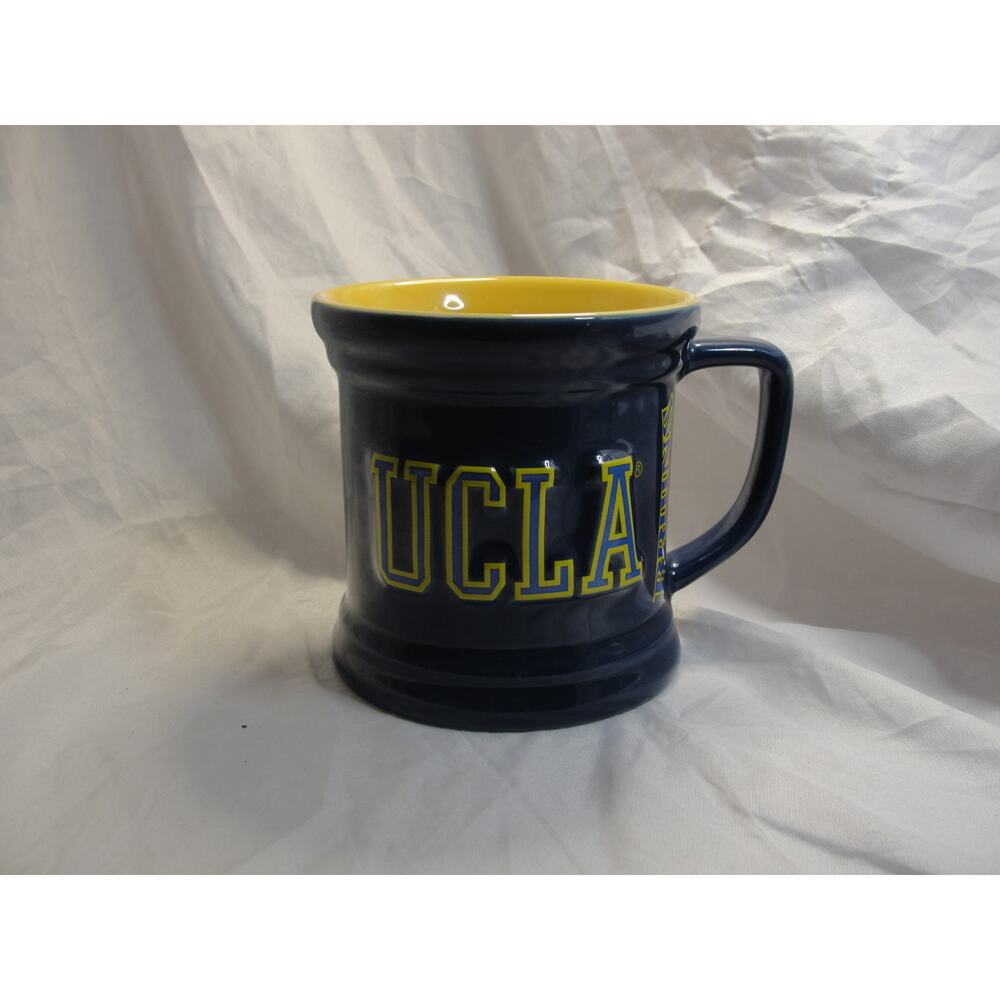 UCLA Bruins 15oz stoneware mug with a navy exterior NWT